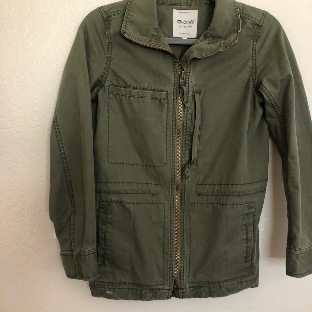 Madewell Cargo Green Jacket